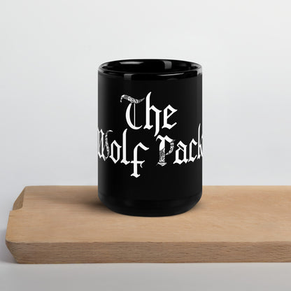 Wolfpack Black Glossy Mug